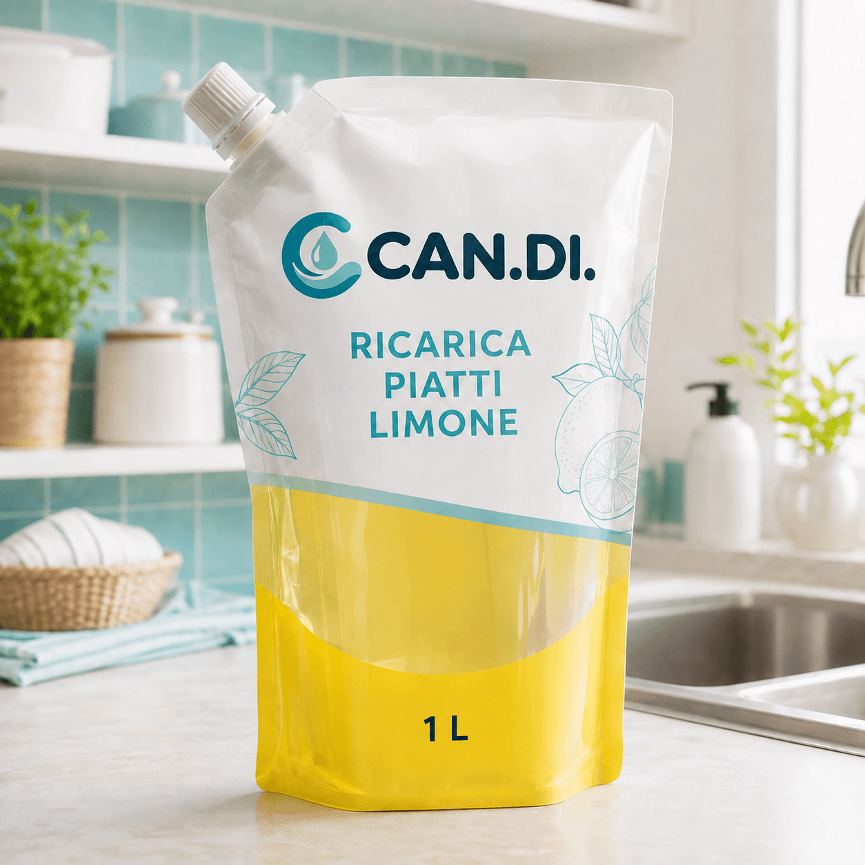 Ricarica Detersivo Piatti Limone 1 l