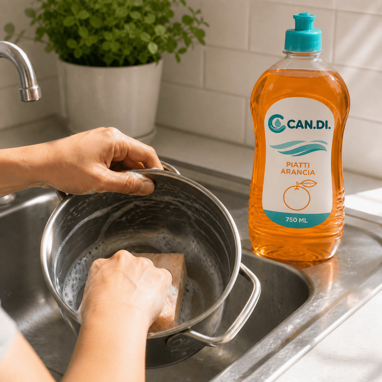Detersivo Piatti Arancia 750 ml – miniatura 3